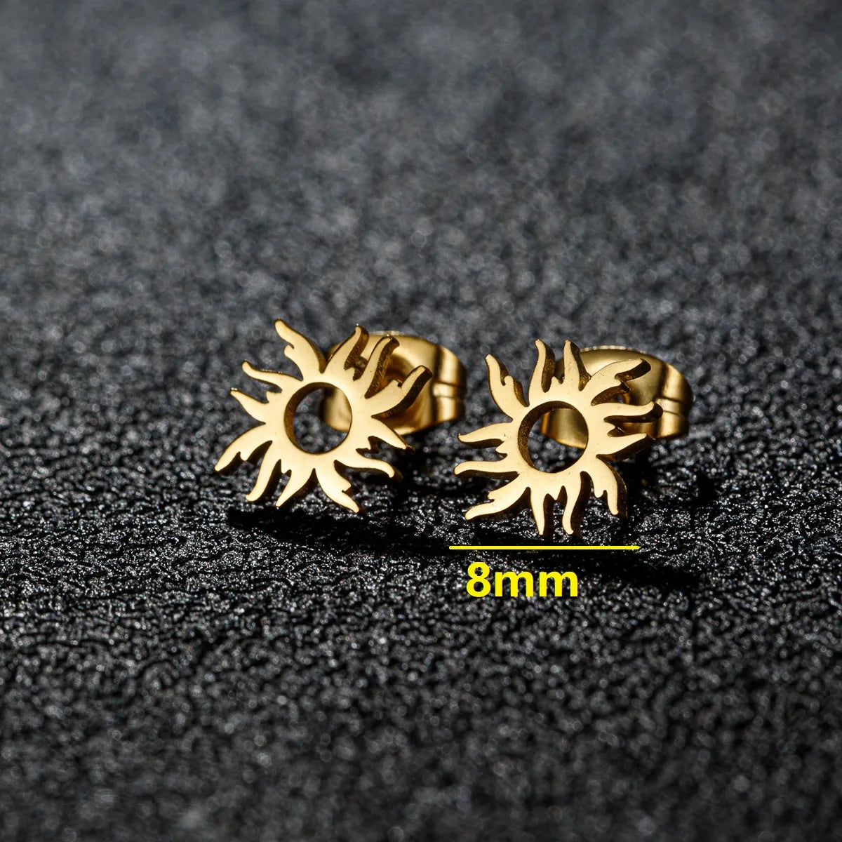 SolAura Mini Sun Stud Earrings
