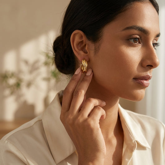 Homiblend Aurelia Twist Luxe Studs