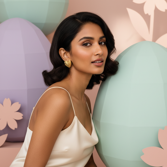 WovenHeart Textured Luxe Stud Earrings