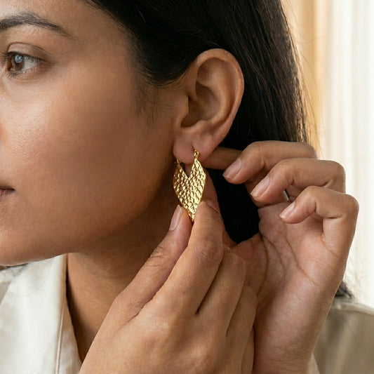 Virelle Gold Hoop Earrings