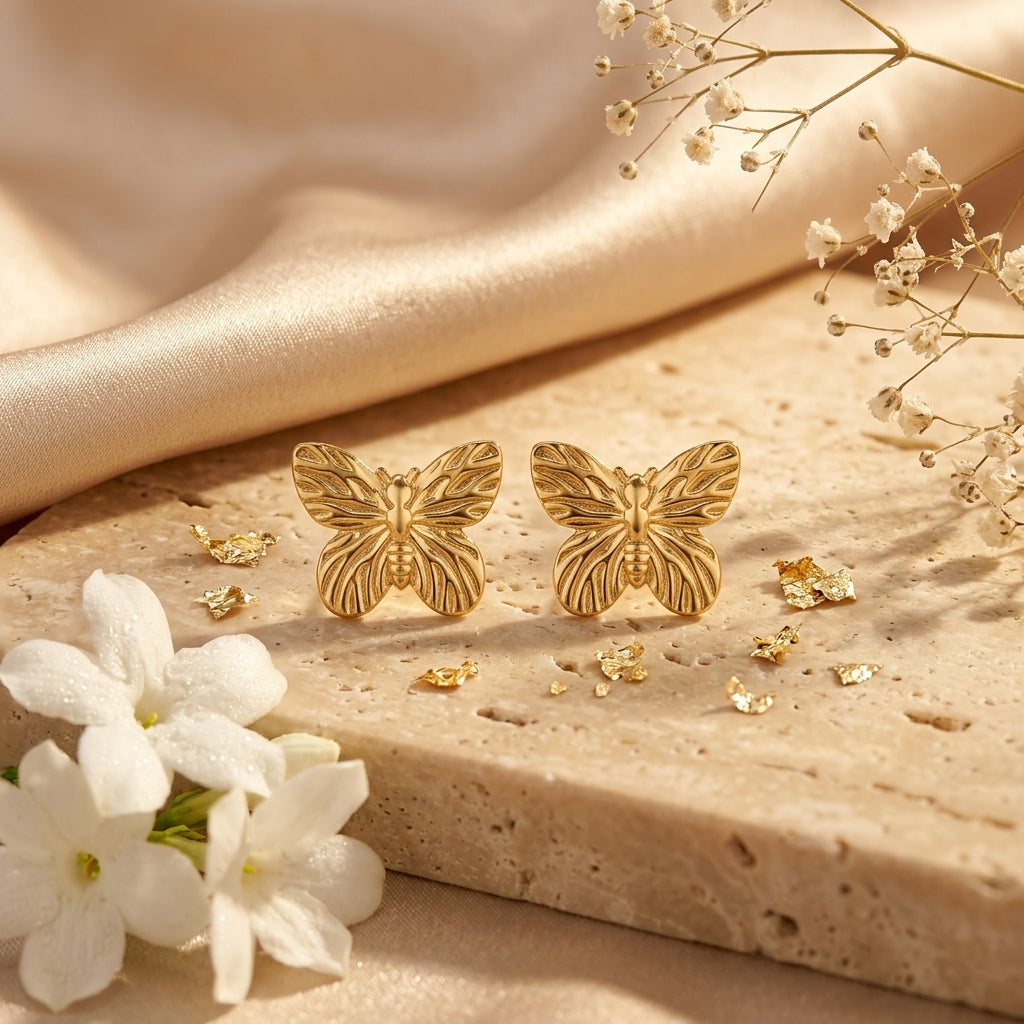 Maripelle Gold Stud Earrings