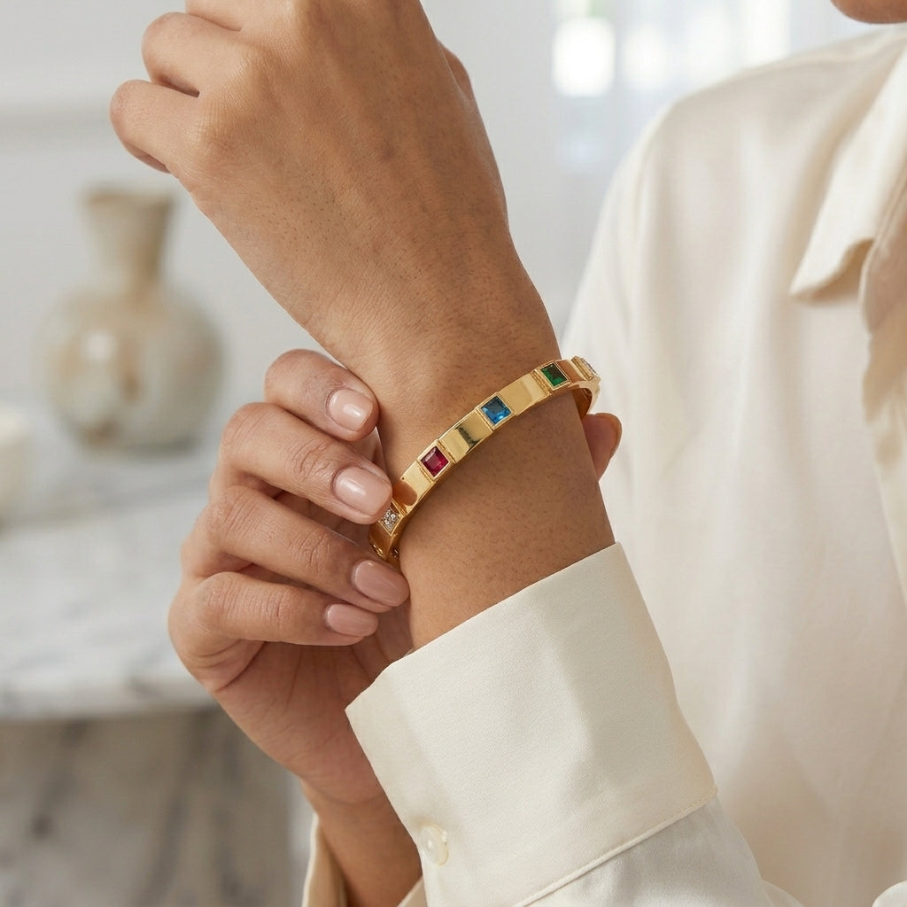Celestia Prism Gold Bracelet