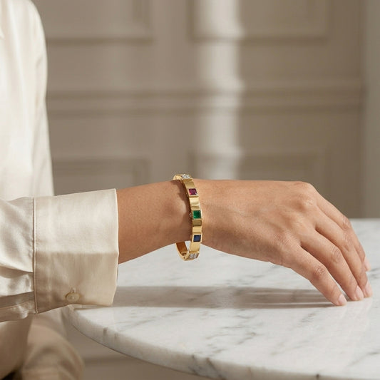 Celestia Prism Gold Bracelet
