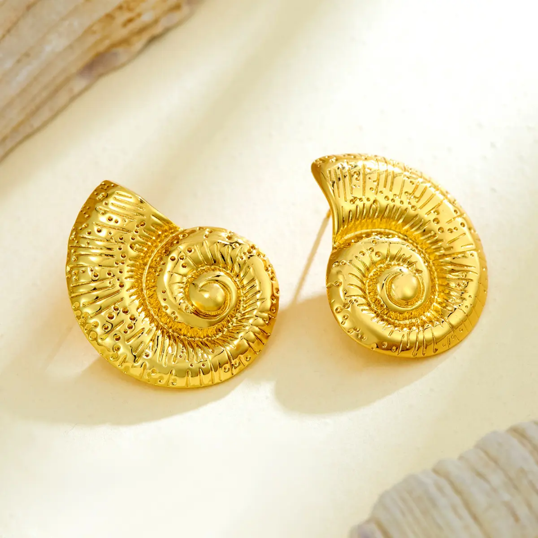OroShell Heritage Statement Earrings