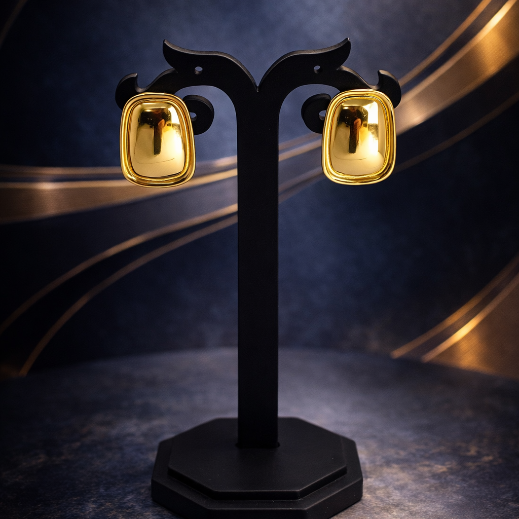 Aurora Luxe GeoGold Earrings