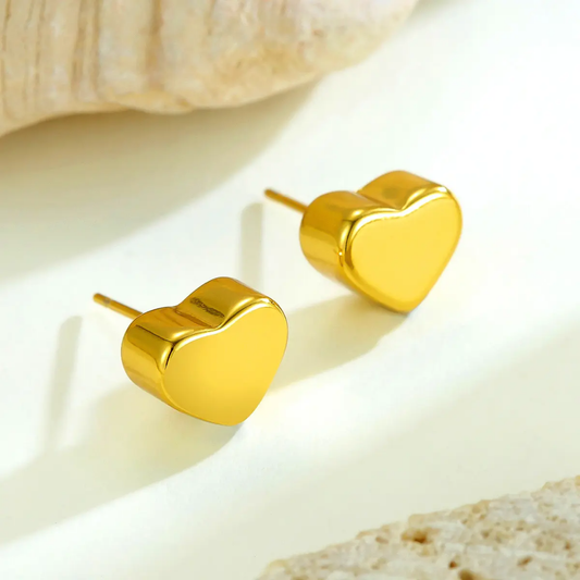 PureHeart Mini Luxe Stud Earrings