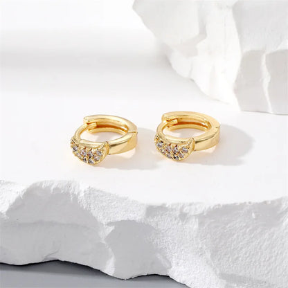 Homiblend Golden Glow Zircon Hoops