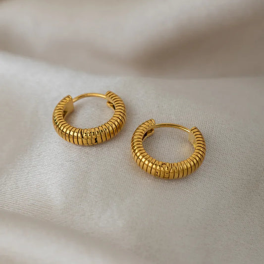 Aurelia Linear Luxe Hoops