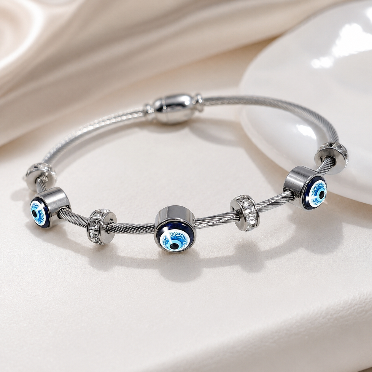 Nazaris Silver Bracelet