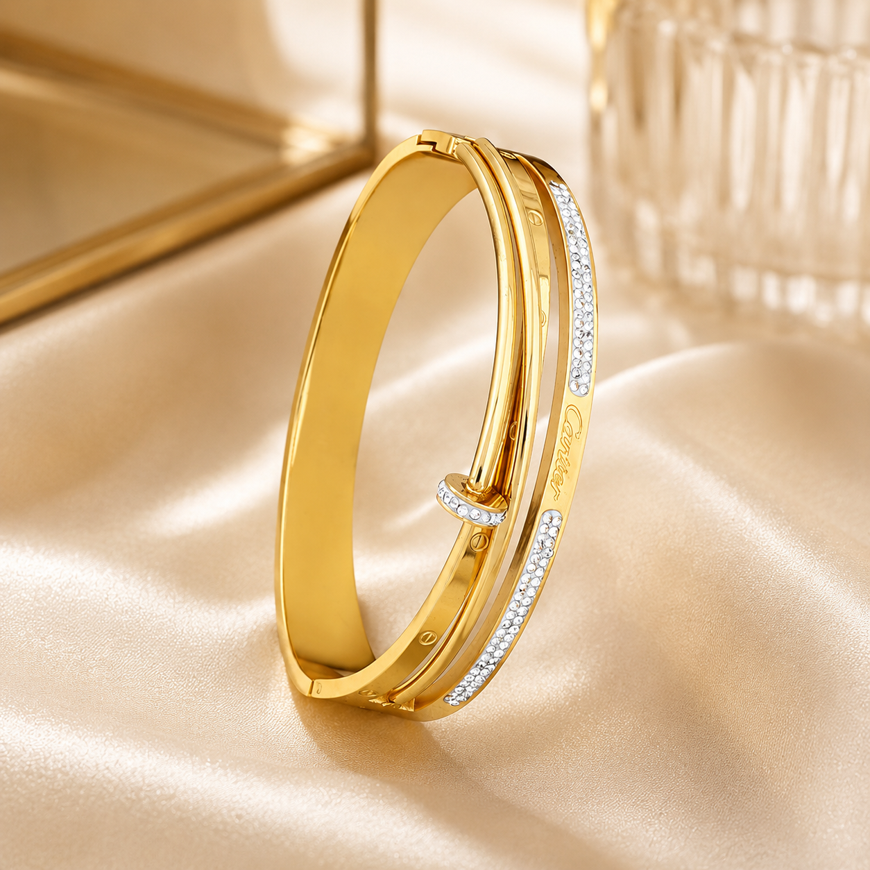 Celestia Nail Lock Bracelet