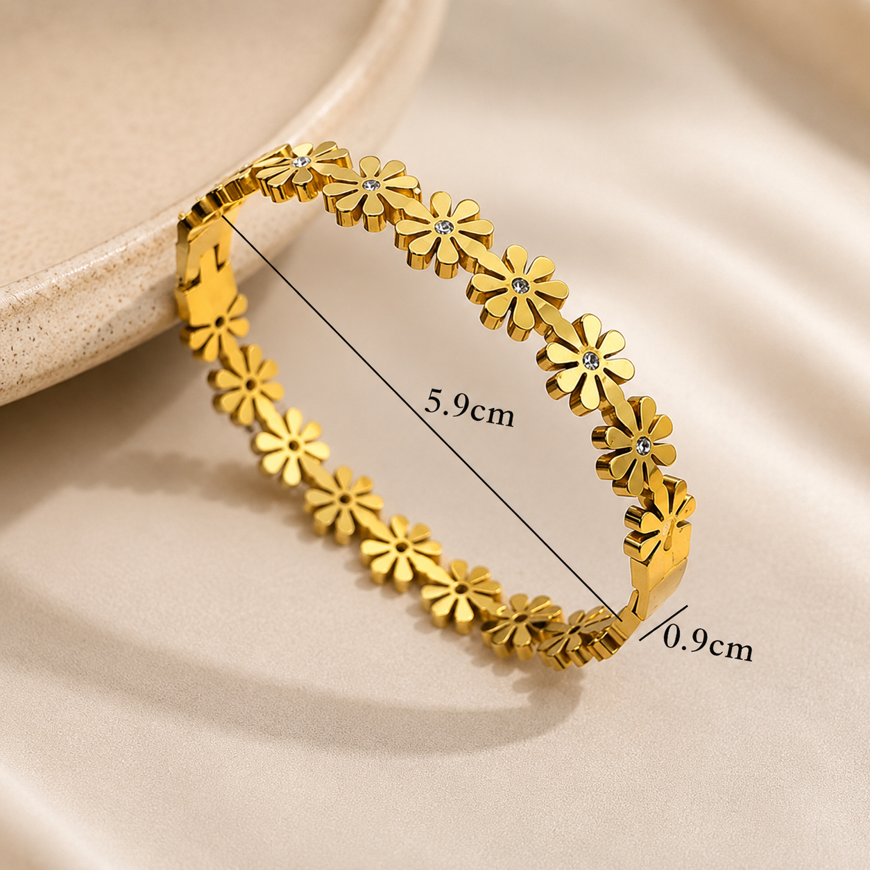 Aurelia Gold Bloom Bracelet