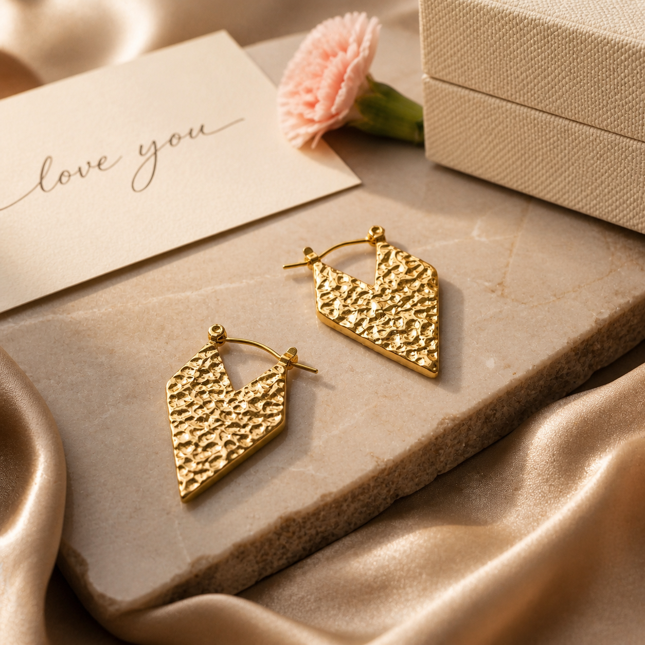 Virelle Gold Hoop Earrings
