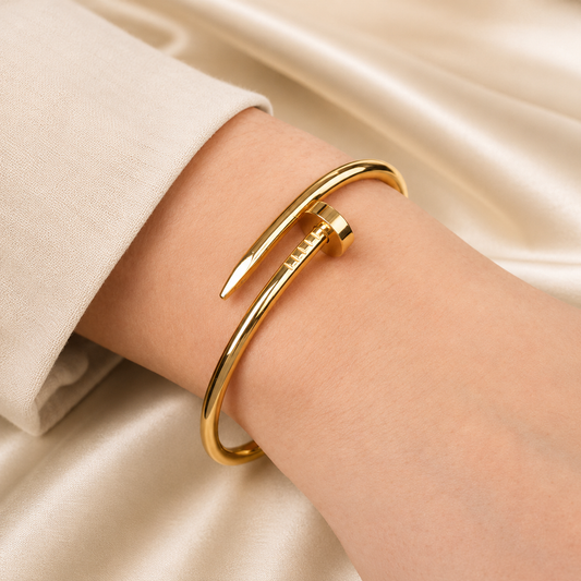 Aureve Gold Nail Bracelet