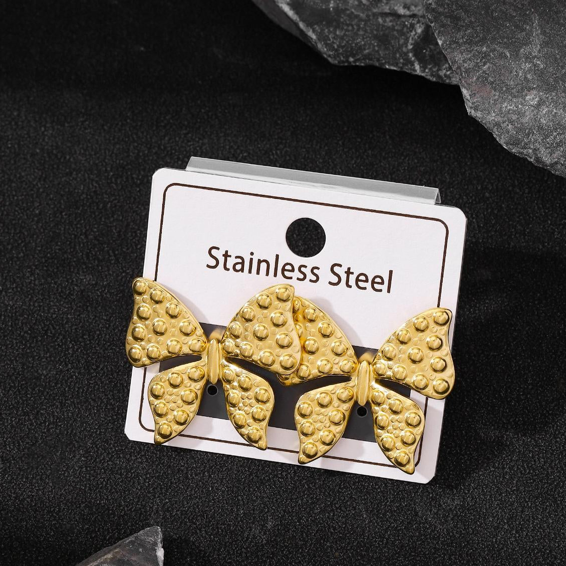 Retro Butterfly Studs