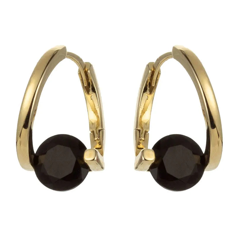 Aurora Prism Zircon Hoop Earrings