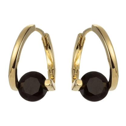 Aurora Prism Zircon Hoop Earrings