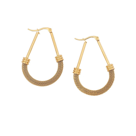 Aurex Braided Luxe Hoops