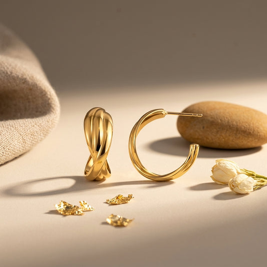 Homiblend Aurelia Twist Luxe Studs