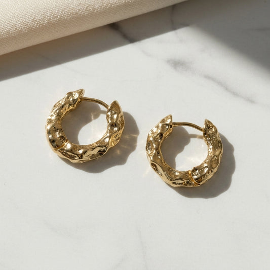 Homiblend Oria Textured Aure Luxe Hoops