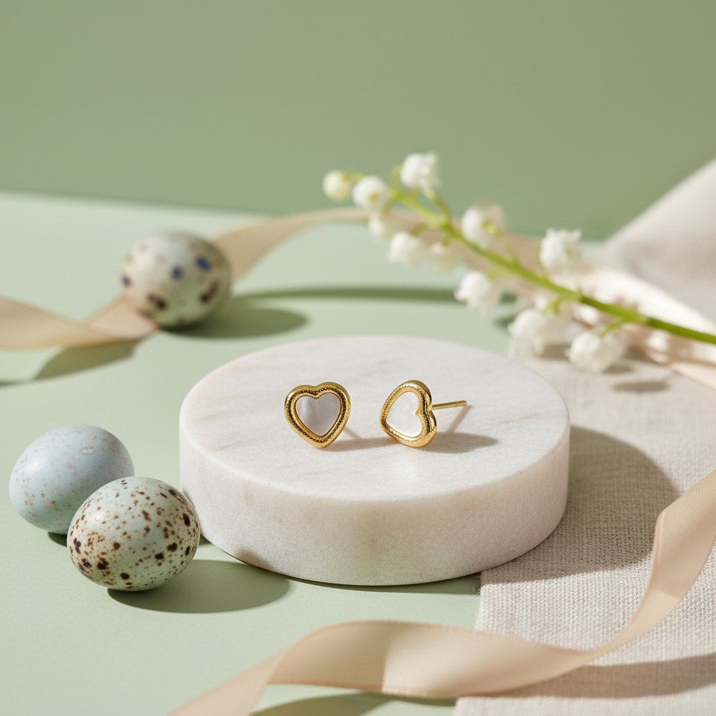 Homiblend Celestia HeartGlow Studs
