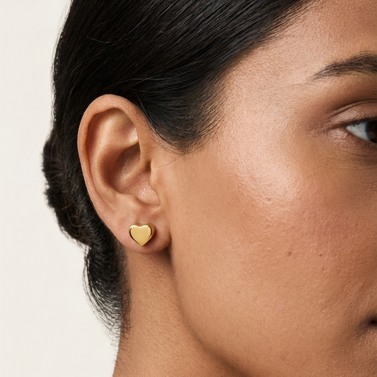 PureHeart Mini Luxe Stud Earrings