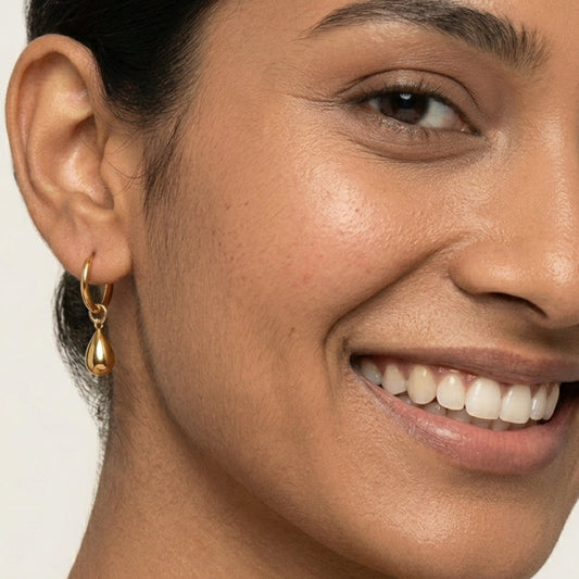 Aurelia Droplet Luxe Hoops