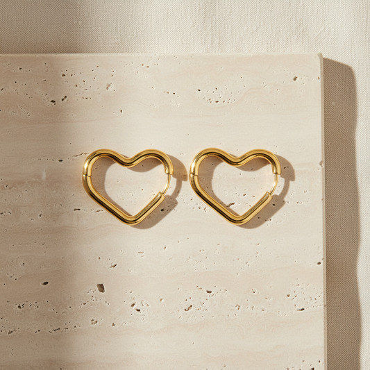 OpenHeart Minimal Hoop Earring