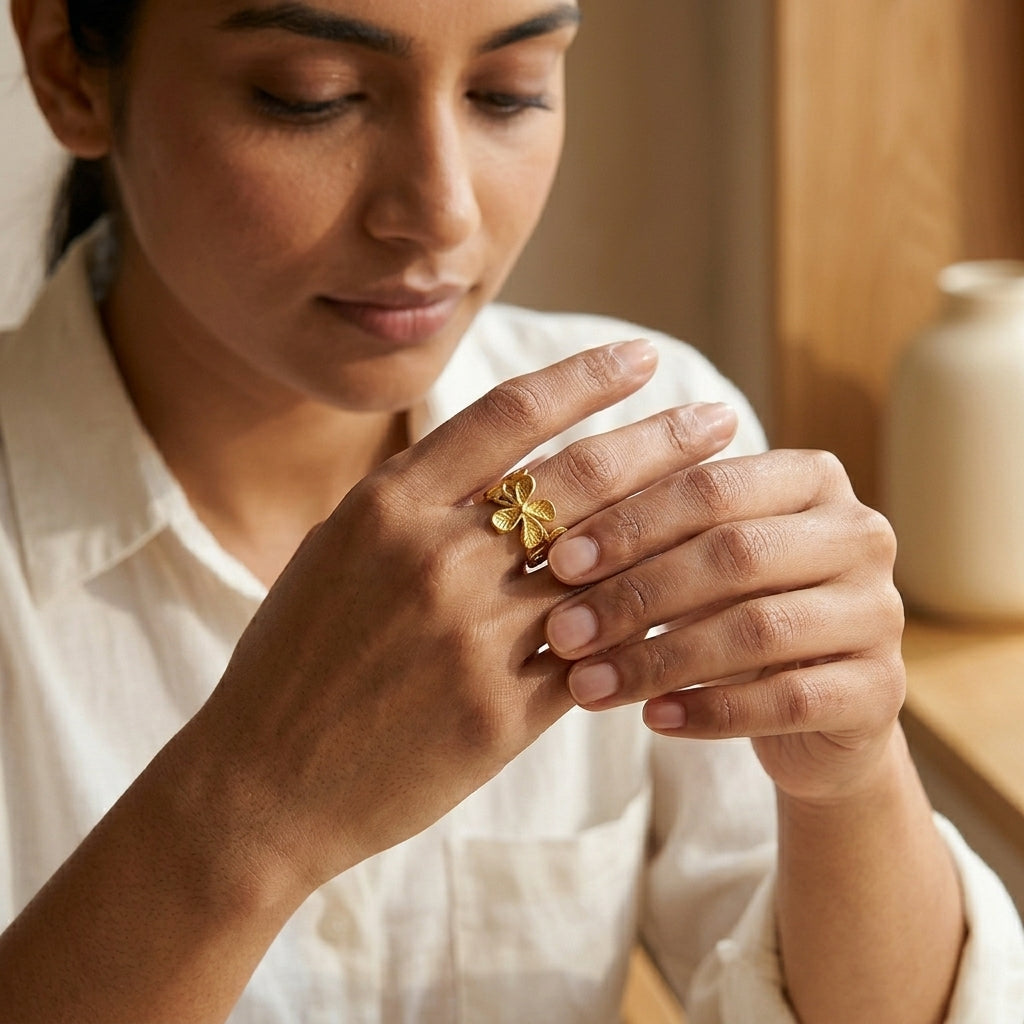 Fleure Gold Ring