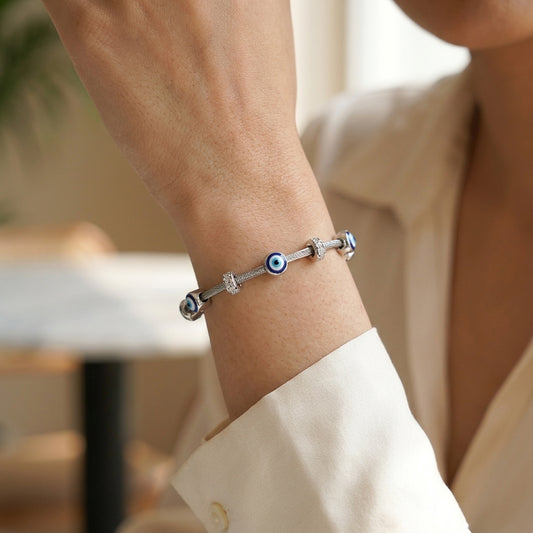 Nazaris Silver Bracelet