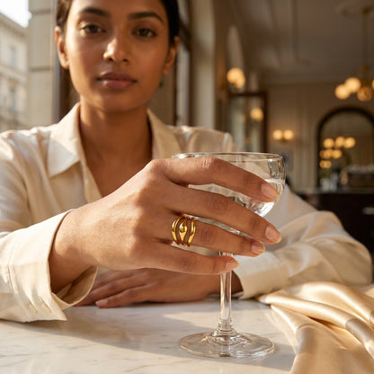 Solea Wrap Gold Ring