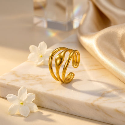 Solea Wrap Gold Ring