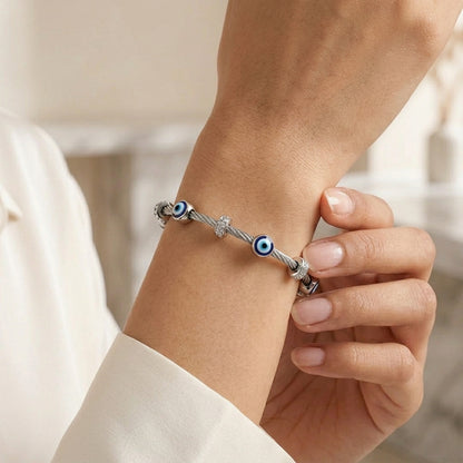 Nazaris Silver Bracelet