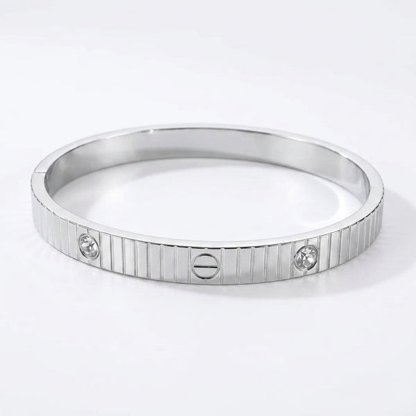 Sterling Heritage Screw Bracelet | Stack