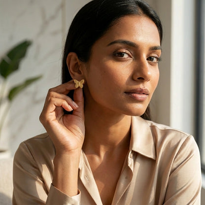Maripelle Gold Stud Earrings
