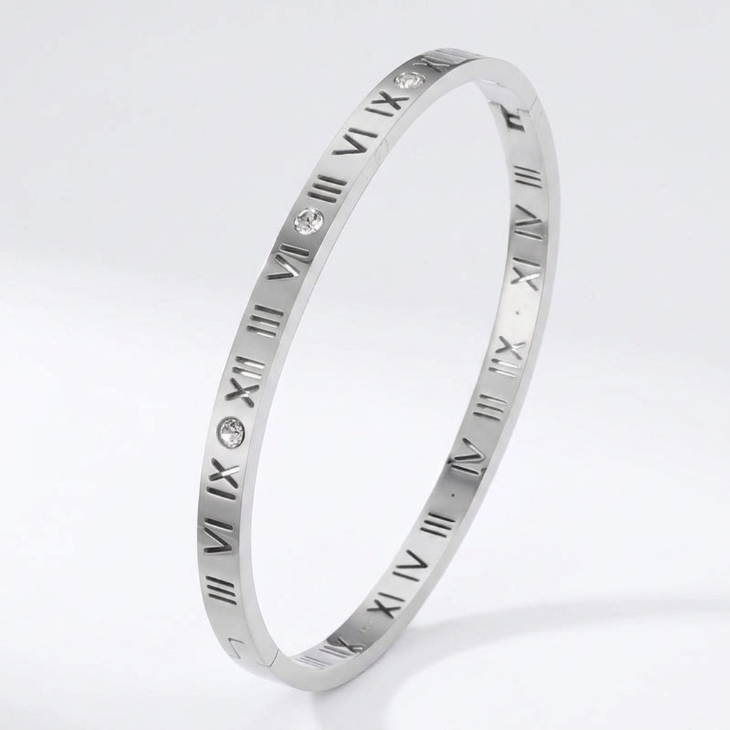Aurelia Silver Roman Bracelet