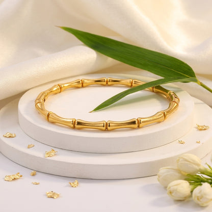 Aurelia Bamboo Gold Bracelet