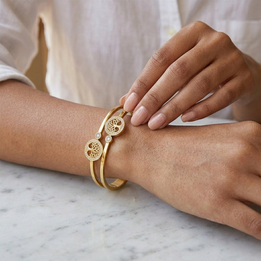 Aureve Tree Gold Bracelet