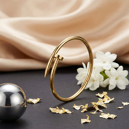 Aureve Gold Nail Bracelet