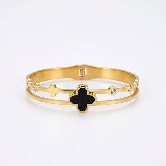 Noire Fleur Gold Bracelet