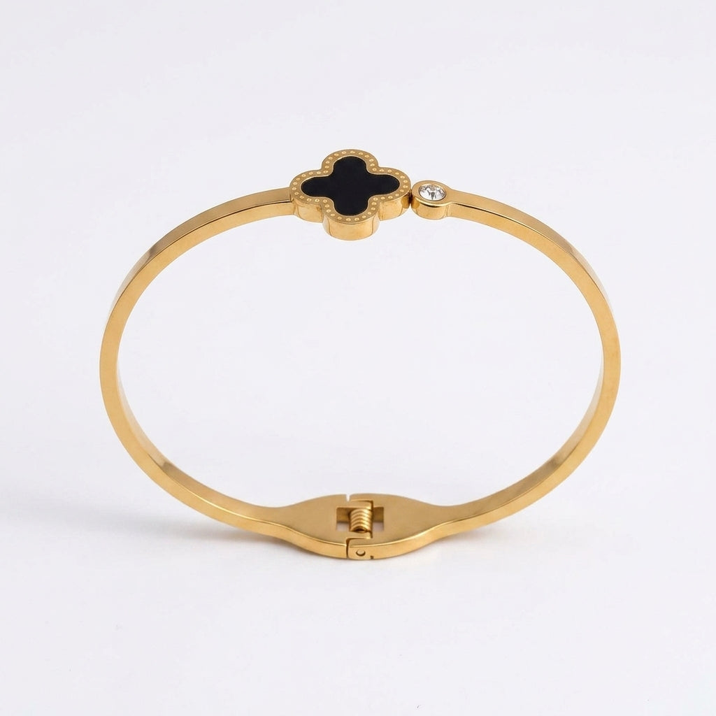 Noire Clover Gold Bracelet