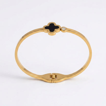 Noire Clover Gold Bracelet