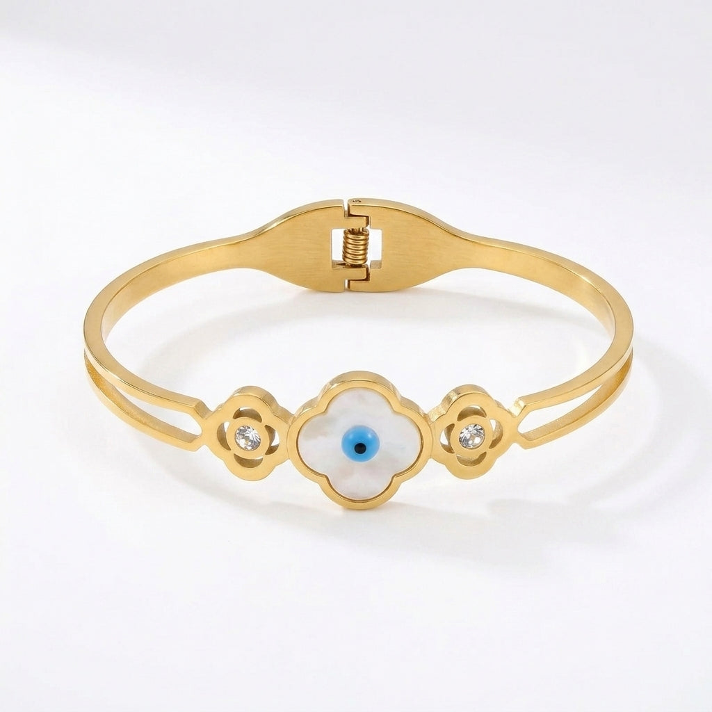Seraphina Evil Eye Gold Bracelet