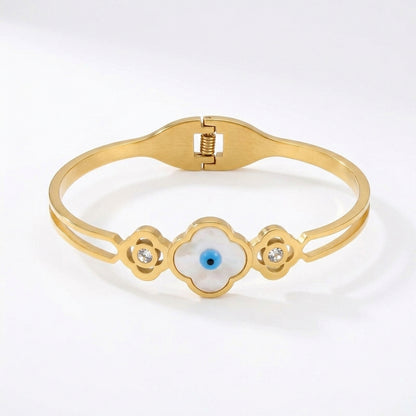 Seraphina Evil Eye Gold Bracelet