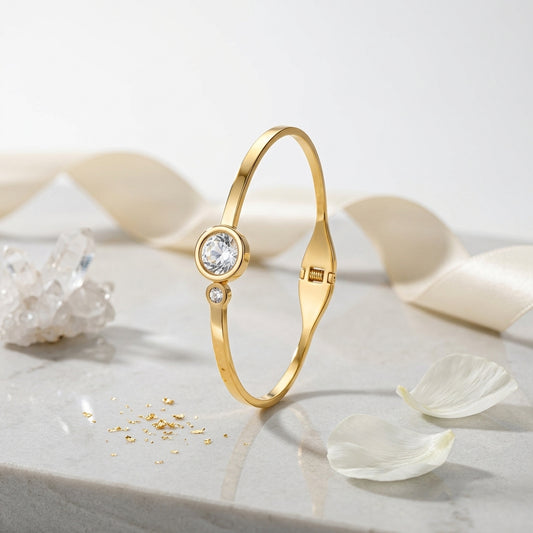 Celestine Aura Gold Bracelet