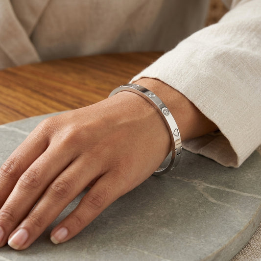 Eterna Silver Love Bracelet