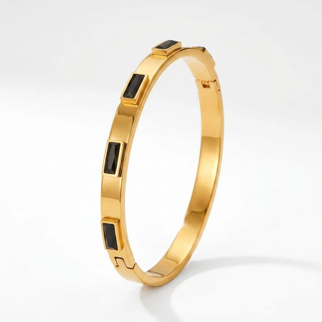Noire Gold Crystal Bracelet