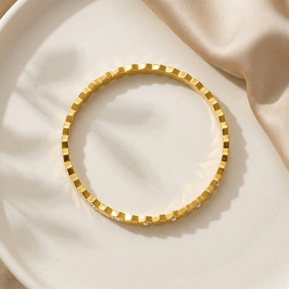 Aurielle Hexa Crystal Bangle