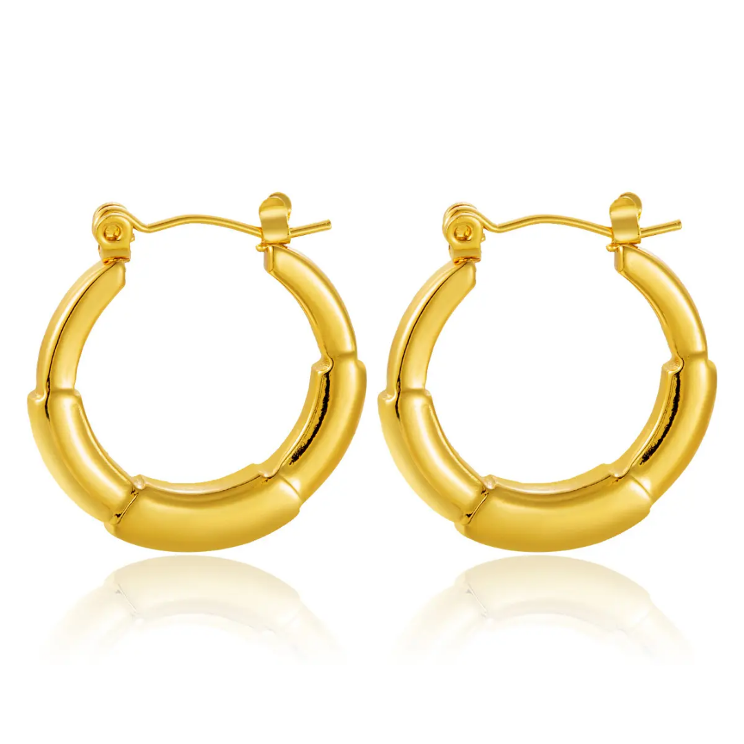 Bold Luxe Gold Hoop Earrings