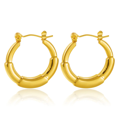 Bold Luxe Gold Hoop Earrings