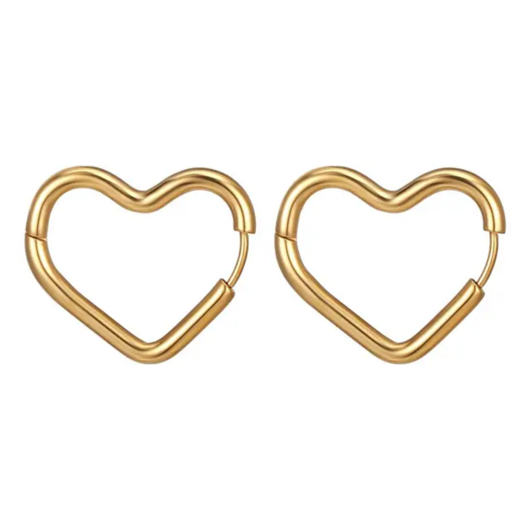OpenHeart Minimal Hoop Earring